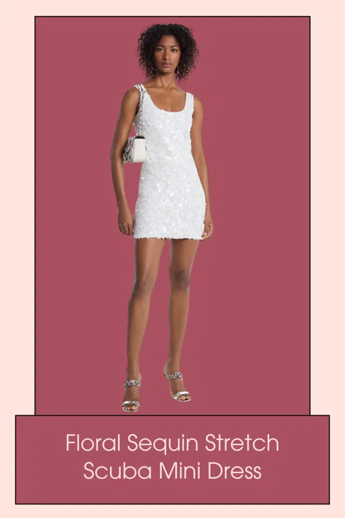 floral sequin stretch scuba mini dress Lulus Floral Sequin Strapless Bodycon Mini Dress