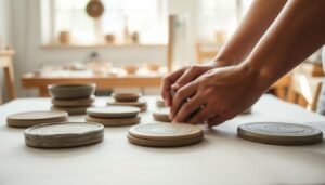 How to Make Clay Coasters in 15 Minutes
