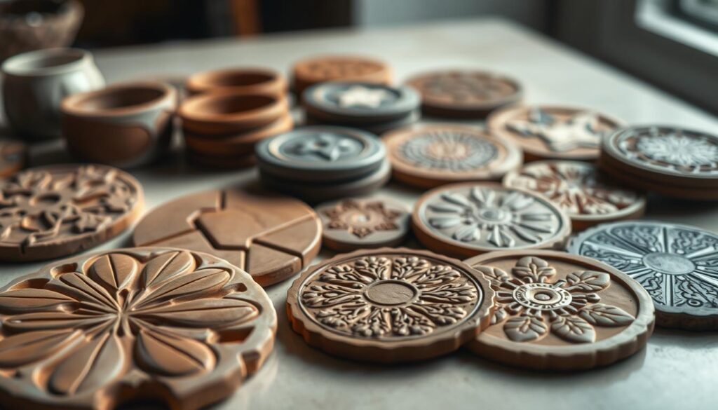 clay coaster design ideas tutorial